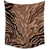 Vintage Y2K Brown Tiger And Leopard Print Tapestry  Maximalist Dorm Wall Hanging Decor Classic Cheetah Print Tapestries For Home Living Room Wall Decor White40x60inch