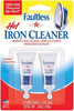 FAULTLESS Hot Iron Cleaner,  Steam Iron Cleaner, Removes Melted Fabrics, Glue, Hard Water, Lime Deposits &Amp; Starch - 2 X 017 Oz Tubes Blister Packs