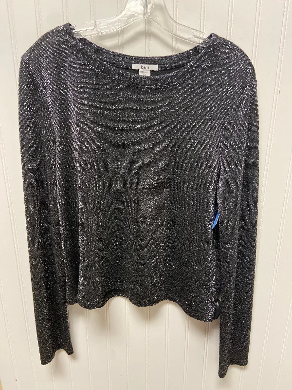 Top Long Sleeve By Bar Iii In Black, Size: L