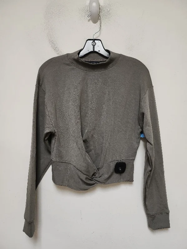 Top Long Sleeve Basic By Club Monaco In Grey, Size: Xs