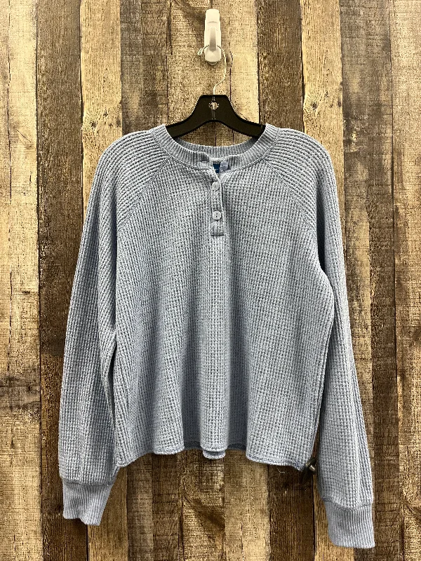 Top Long Sleeve By Old Navy In Blue, Size: S