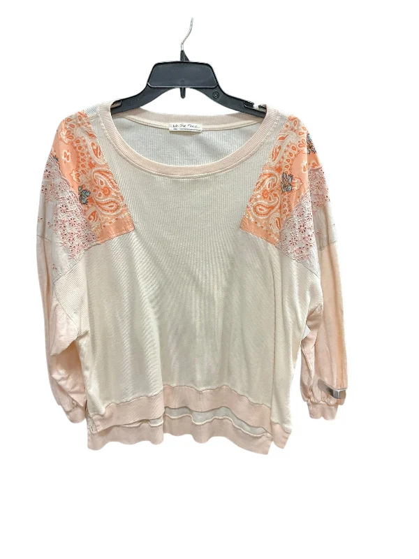 Top Long Sleeve By We The Free In Peach, Size: S