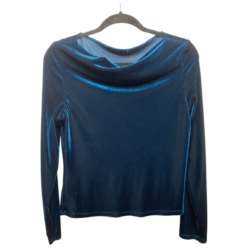 Top Long Sleeve By Clothes Mentor In Teal, Size: S