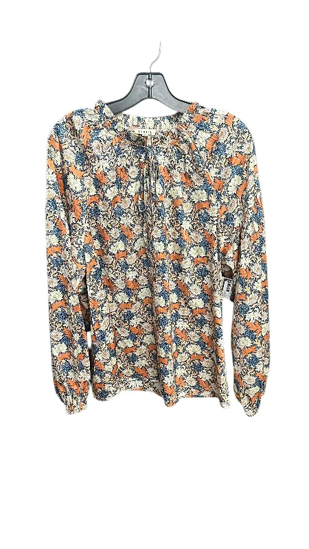 Top Long Sleeve By Jodifl In Floral Print, Size: L