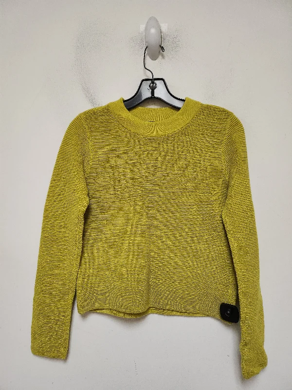 Top Long Sleeve By Club Monaco In Green, Size: Xs