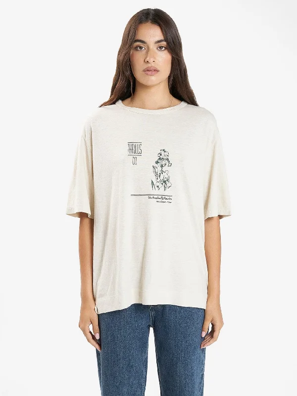 Paradox Gardens Hemp Box Tee - Soft Tan