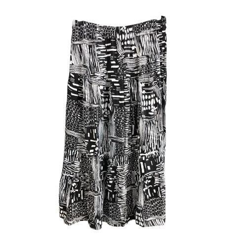 Skirt Maxi By Elementz In Black & White, Size: L