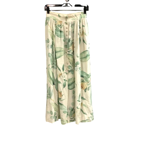 Skirt Maxi By H&m In White, Size: S