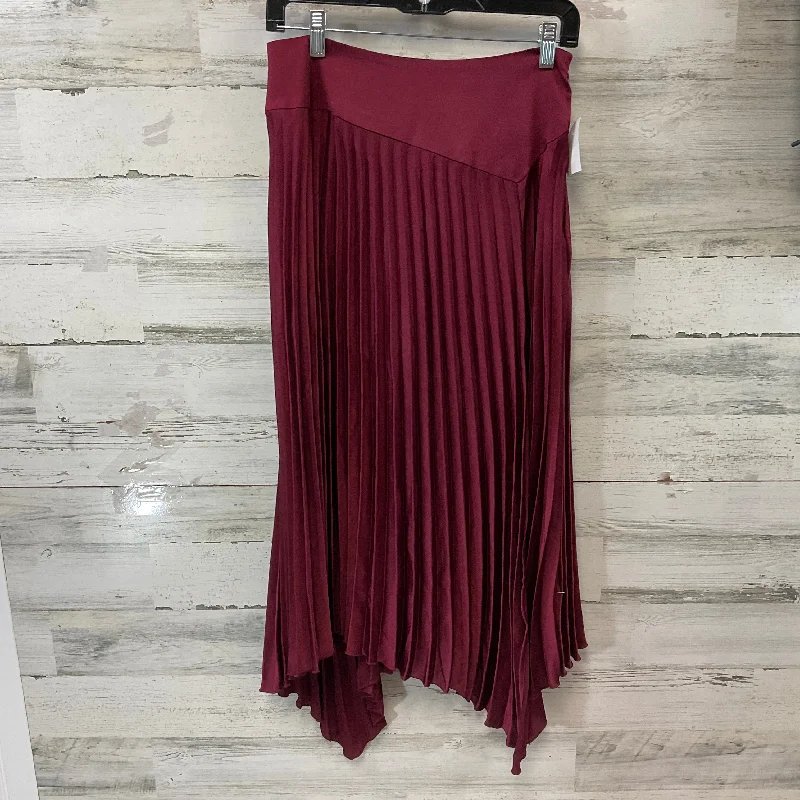 Skirt Midi By Lush In Red, Size: M