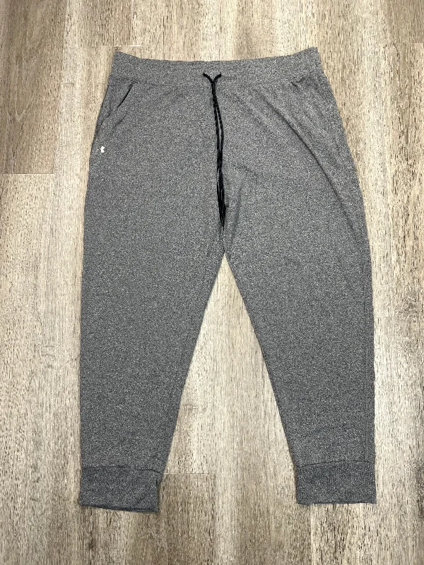 Pants Joggers By Under Armour In Grey, Size: Xl