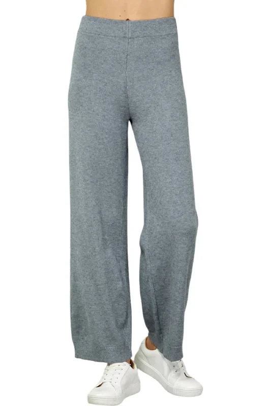 Sweater Long Pants In Grey