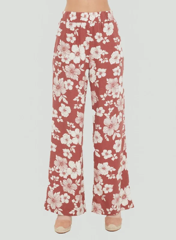 Wide Leg Pant In Sienna Floral