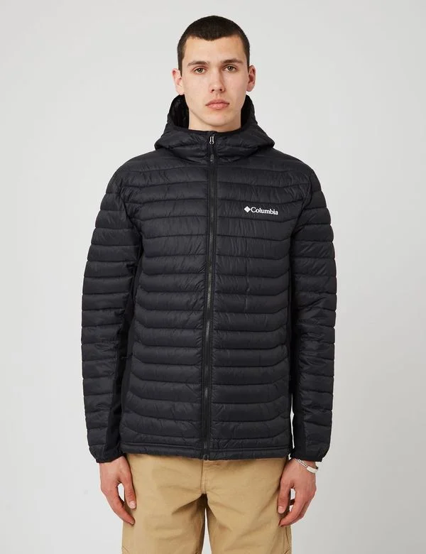 Columbia Powder Pass Hooded Jacket - Black