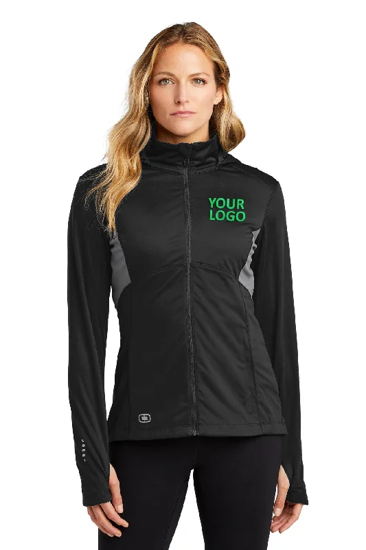 OGIO ENDURANCE Ladies Pivot Customized Soft Shell Jackets, Blacktop