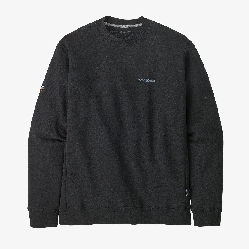 Patagonia Fitz Roy Icon Uprisal Crew Sweatshirt Ink Black