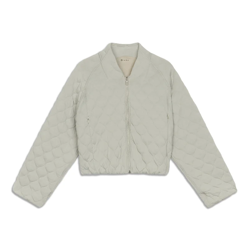 Quilted Bomber Jacket - Resale