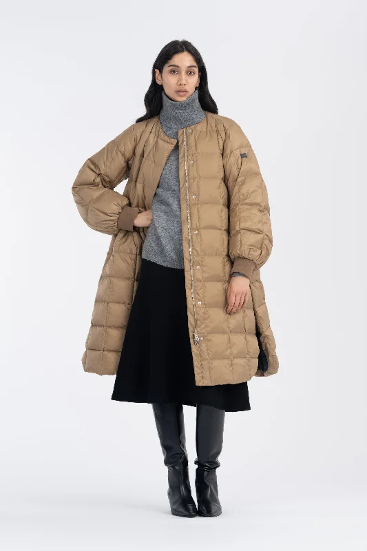 QUILTED COAT LUA WITH SCARF