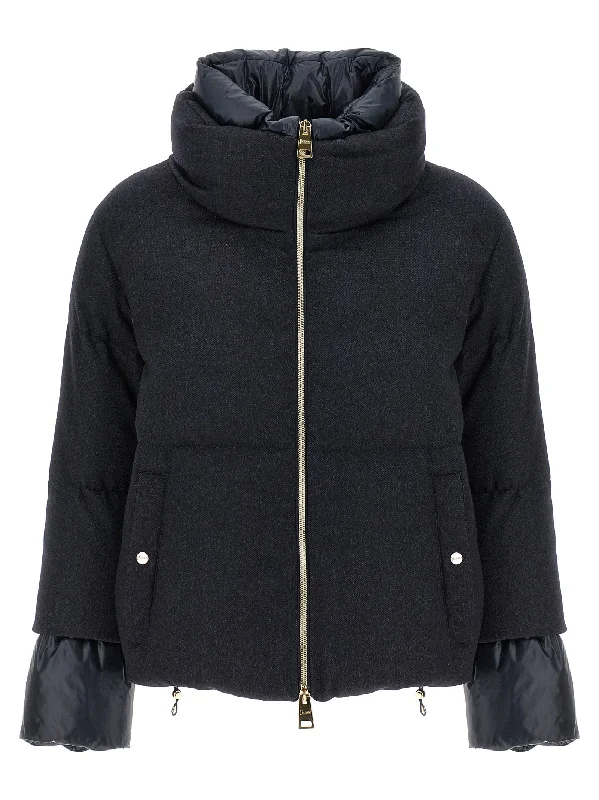 Two-material Puffer Jacket