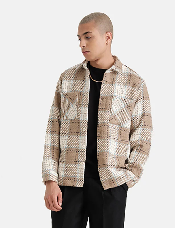 Wax London Whiting Overshirt (Milton) - Natural