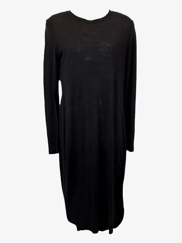 The Fifth Basic Soft Long Sleeve Midi Dress Size M