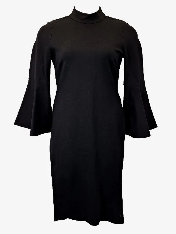 Witchery Fancy Flute Sleeve Midi Dress Size M