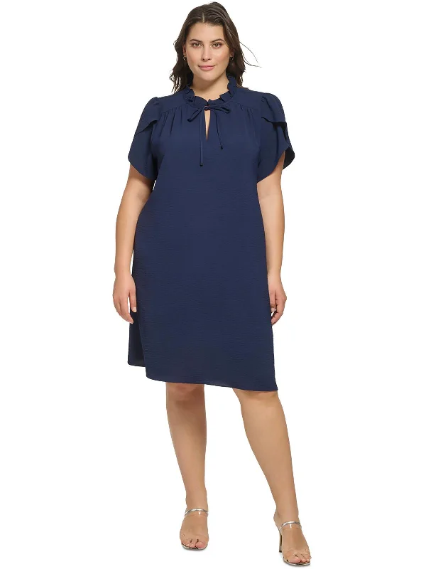 Plus Womens Party Short Shift Dress