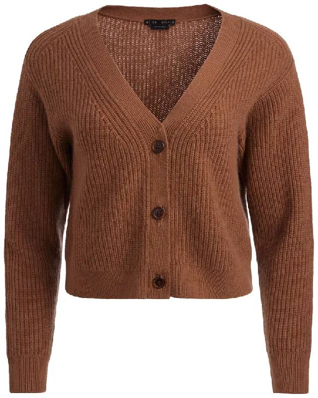 alice + olivia Jannie Wool & Cashmere-Blend Cardigan